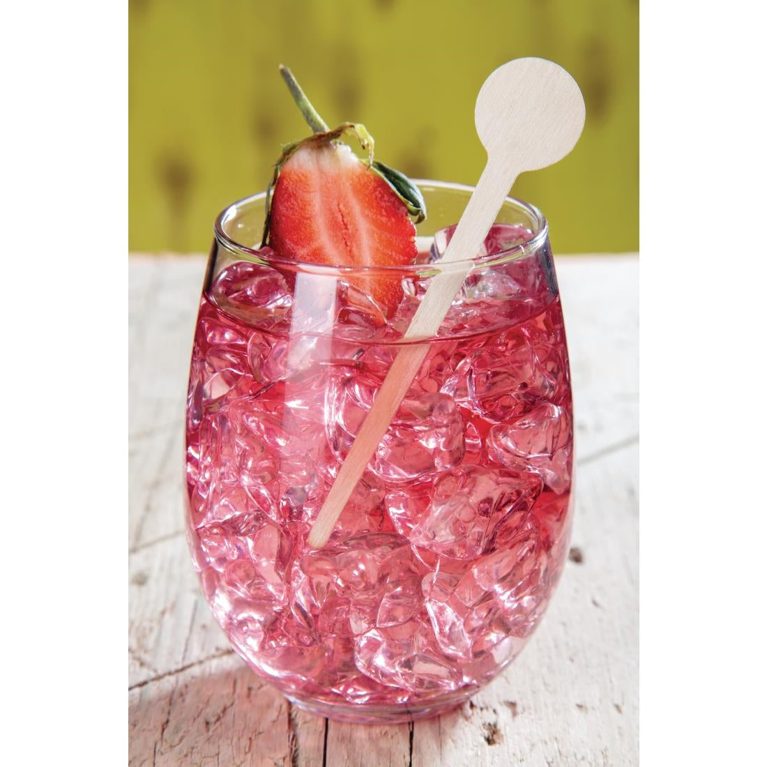 DB492 Fiesta Compostable biologisch afbreekbare houten cocktail roerstaafjes 10cm (100 stuks)