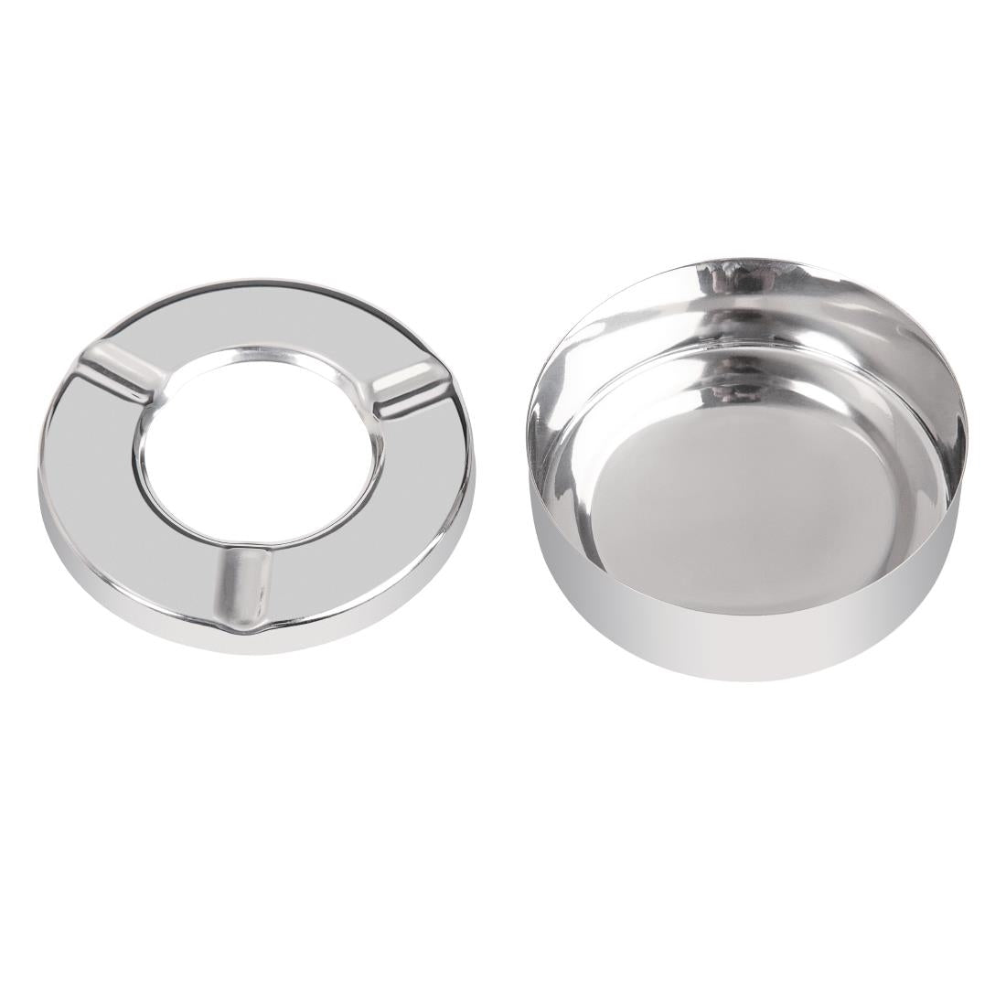 CM368 Olympia RVS windvrije asbak 9cm (6 stuks)