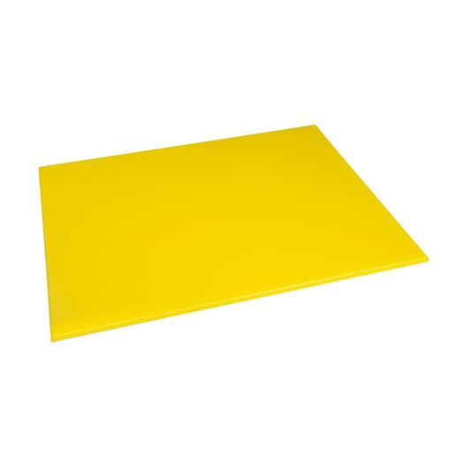 J021 Hygiplas HDPE snijplank geel 600x450x12mm
