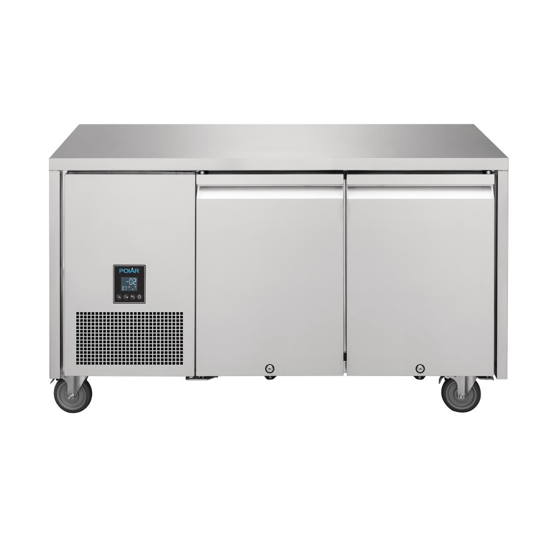 UA005 Polar U-serie premium tweedeurs koelwerkbank 267L