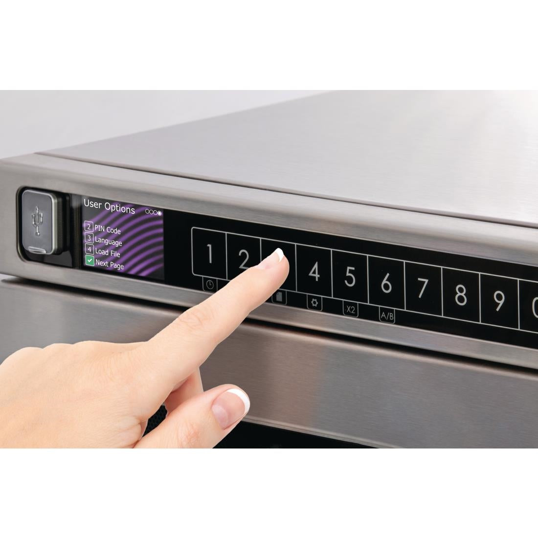 CM736 Menumaster Heavy Duty Programmeerbare Magnetron 17Ltr 1400W Dec14E2