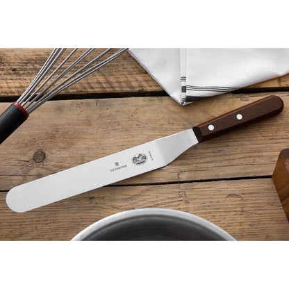 CC269 Victorinox gebogen paletmes met houten heft 25,5cm