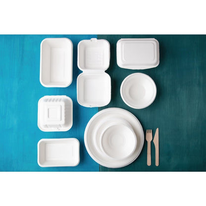 CW904 Fiesta Compostable composteerbare bagasse borden 26cm (50 stuks)