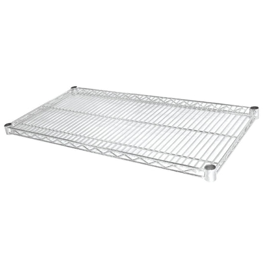 U891 Vogue chroom schappen voor Vogue voorraadrekken 152,5x45,7cm (2 stuks)