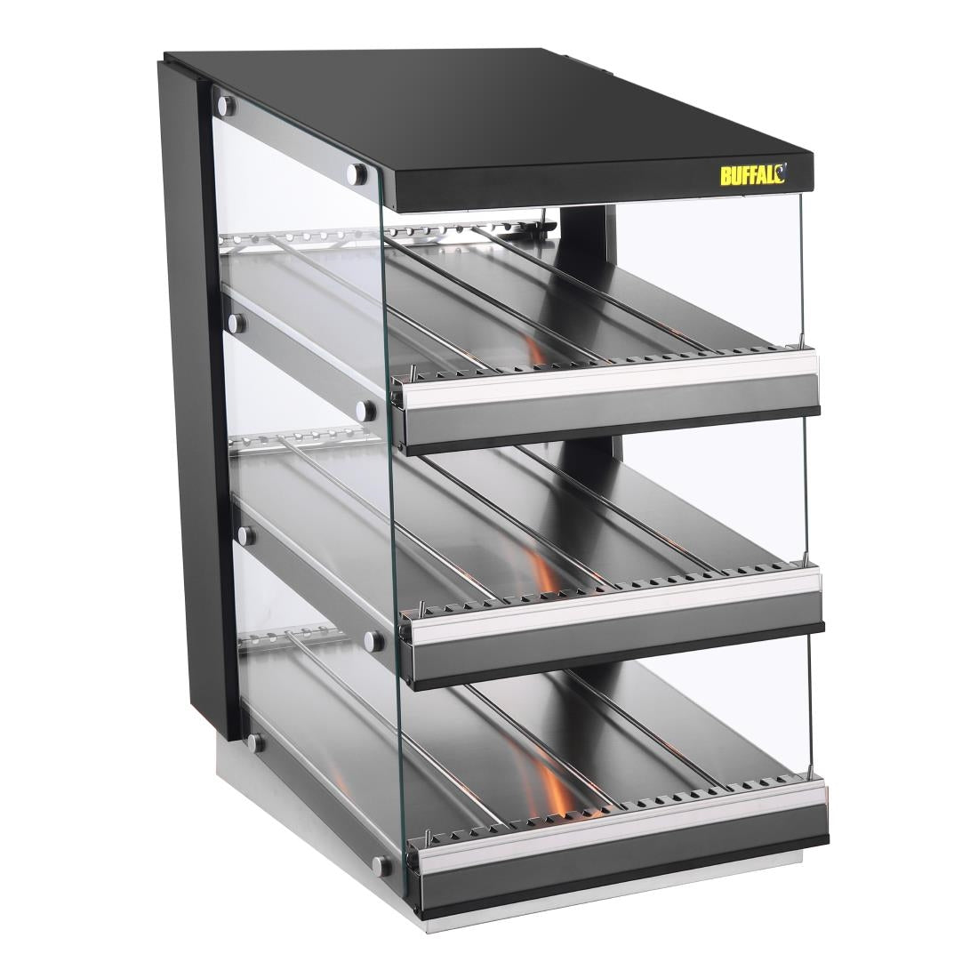 HW926 Buffalo Glooiend Kanaal Voedselverwarmer 3 Planken