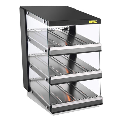 HW926 Buffalo Glooiend Kanaal Voedselverwarmer 3 Planken
