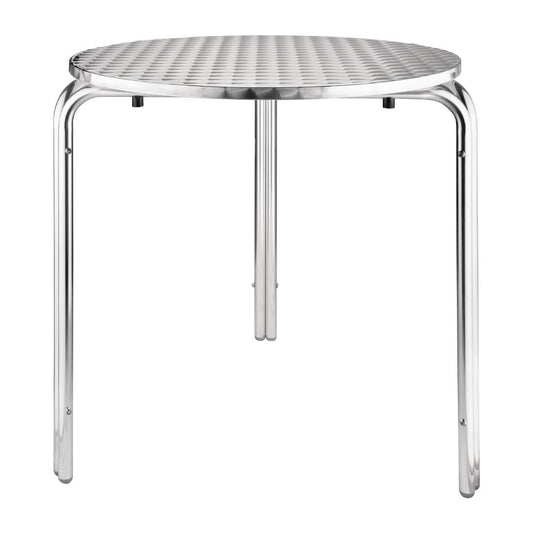 CG836 Bolero ronde RVS bistrotafel 70cm