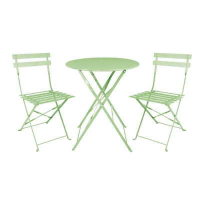 FT272 Bolero stalen klaptafel rond lichtgroen 595mm