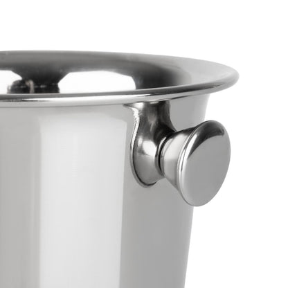 HY121 Olympia Ijsemmer Met Handvatten En Geëtst Detail Roestvrij Staal 1050ml
