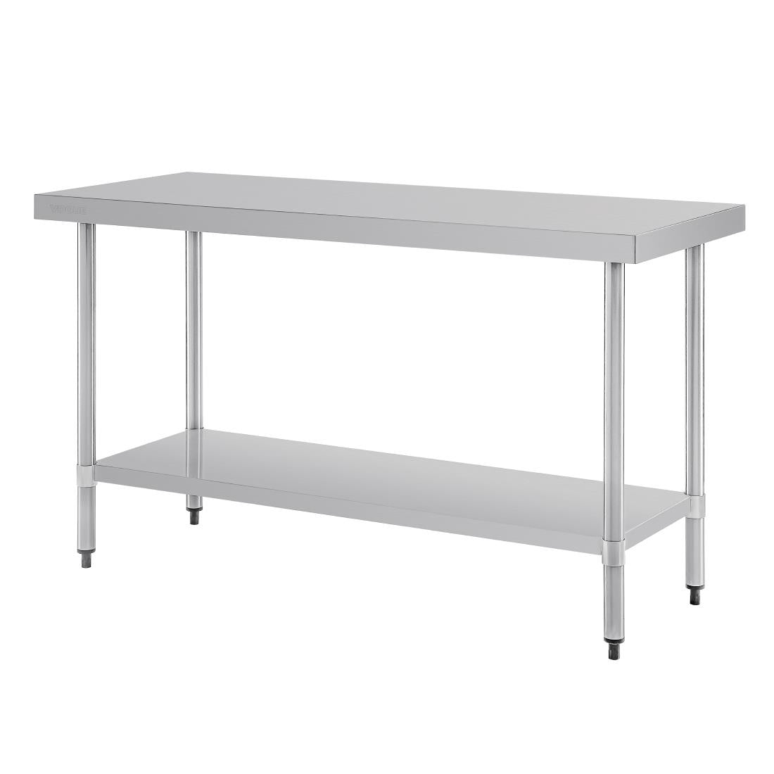 T377 Vogue RVS werktafel zonder achteropstand 90x150x60cm
