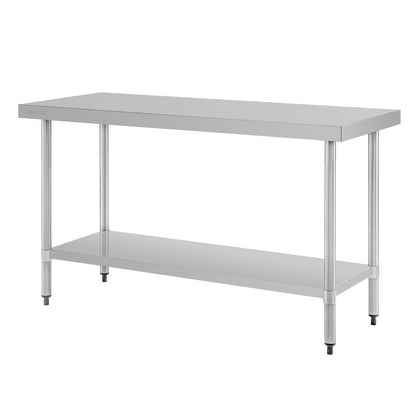 T377 Vogue RVS werktafel zonder achteropstand 90x150x60cm