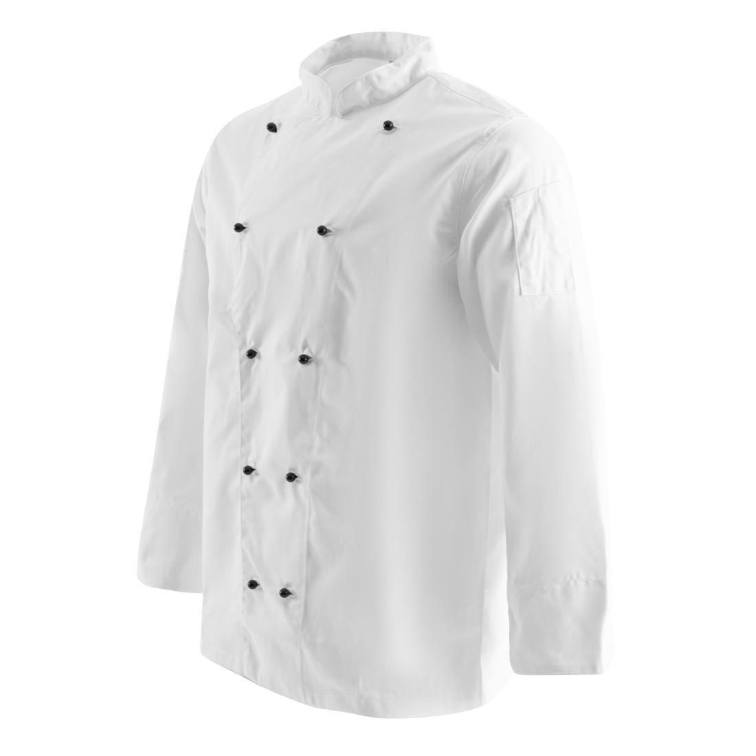 DL710-XXL Whites Chicago unisex koksbuis lange mouw wit XXL