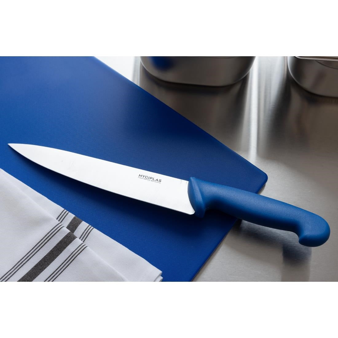 C851 Hygiplas koksmes 21,5cm blauw