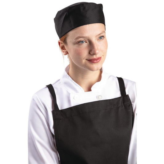A206-XL Whites unisex polykatoen skullcap zwart XL