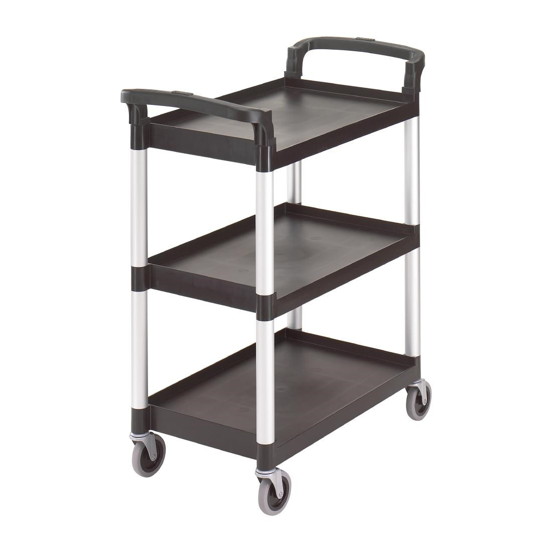 CT349 Cambro KD serveerwagen met 3 bladen zwart