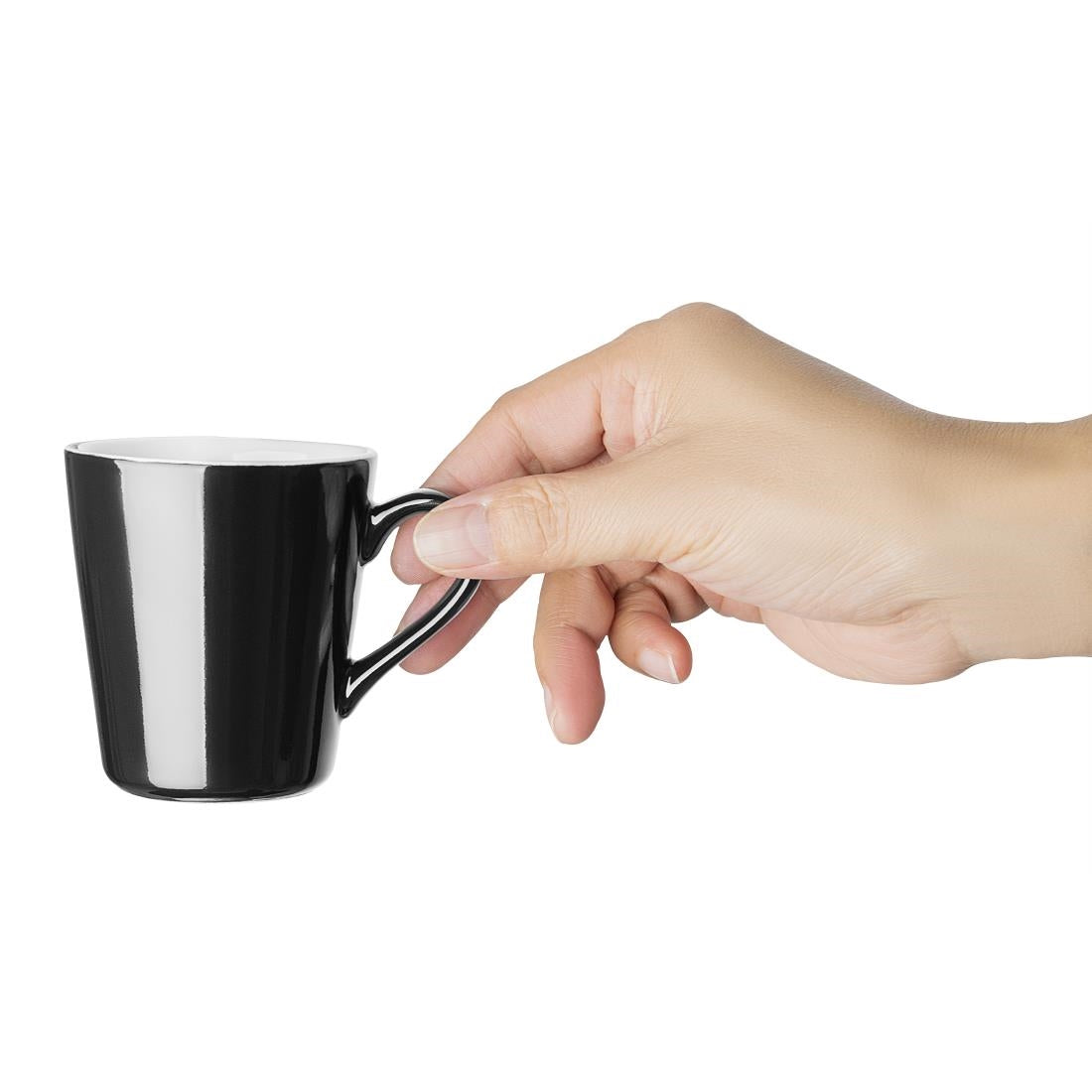 CU961 Olympia koffiekop zwart - 170ml (12 stuks)