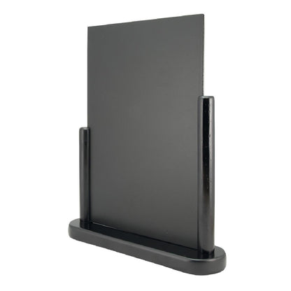 CU902 Securit Elegant groot tafelkrijtbord Hout met zwarte lakafwerking