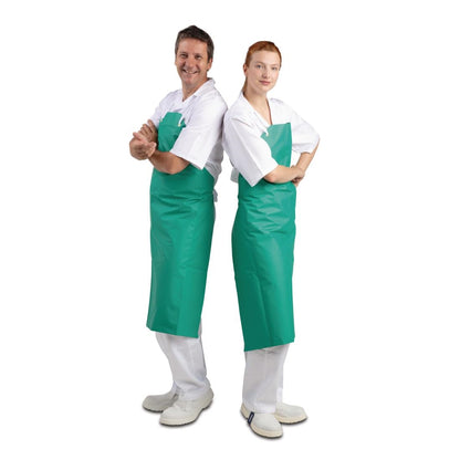 A590 Whites PVC nylon halterschort groen