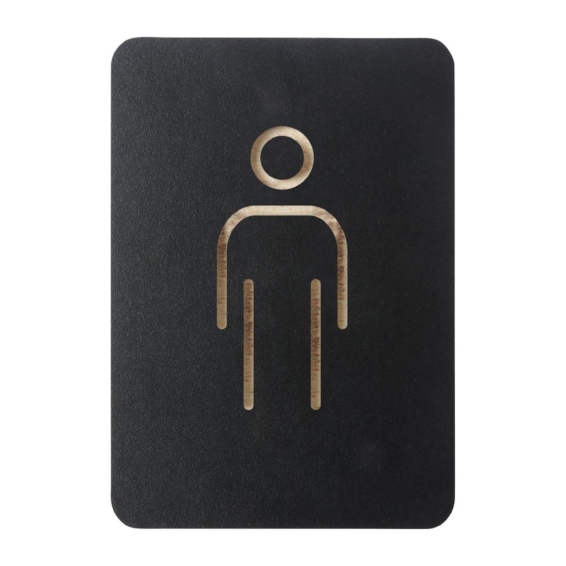 HU471 Europel Pictogram Teken Man Zwart