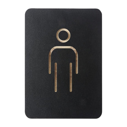 HU471 Europel Pictogram Teken Man Zwart
