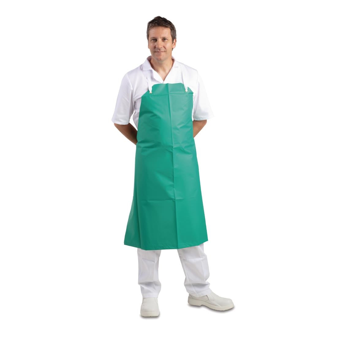 A590 Whites PVC nylon halterschort groen