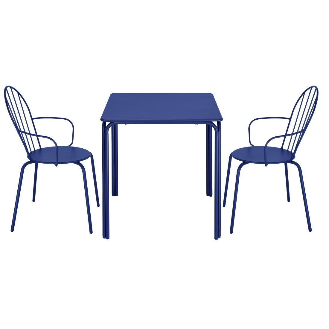 HZ359 Bolero Adeline Armstoelen Donkerblauw (4 stuks)