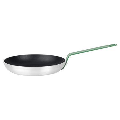 FB471 Hygiplas Teflon Platinum Plus anti-aanbak koekenpan 240mm groen handvat