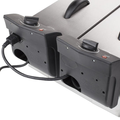HU426 Tristar Dubbele Mand Frituur Fr-6937 - 2 x 3 Ltr Roestvrij Staal
