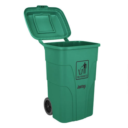 HC924 Jantex 120Ltr Container Met Voetpedaal Groen