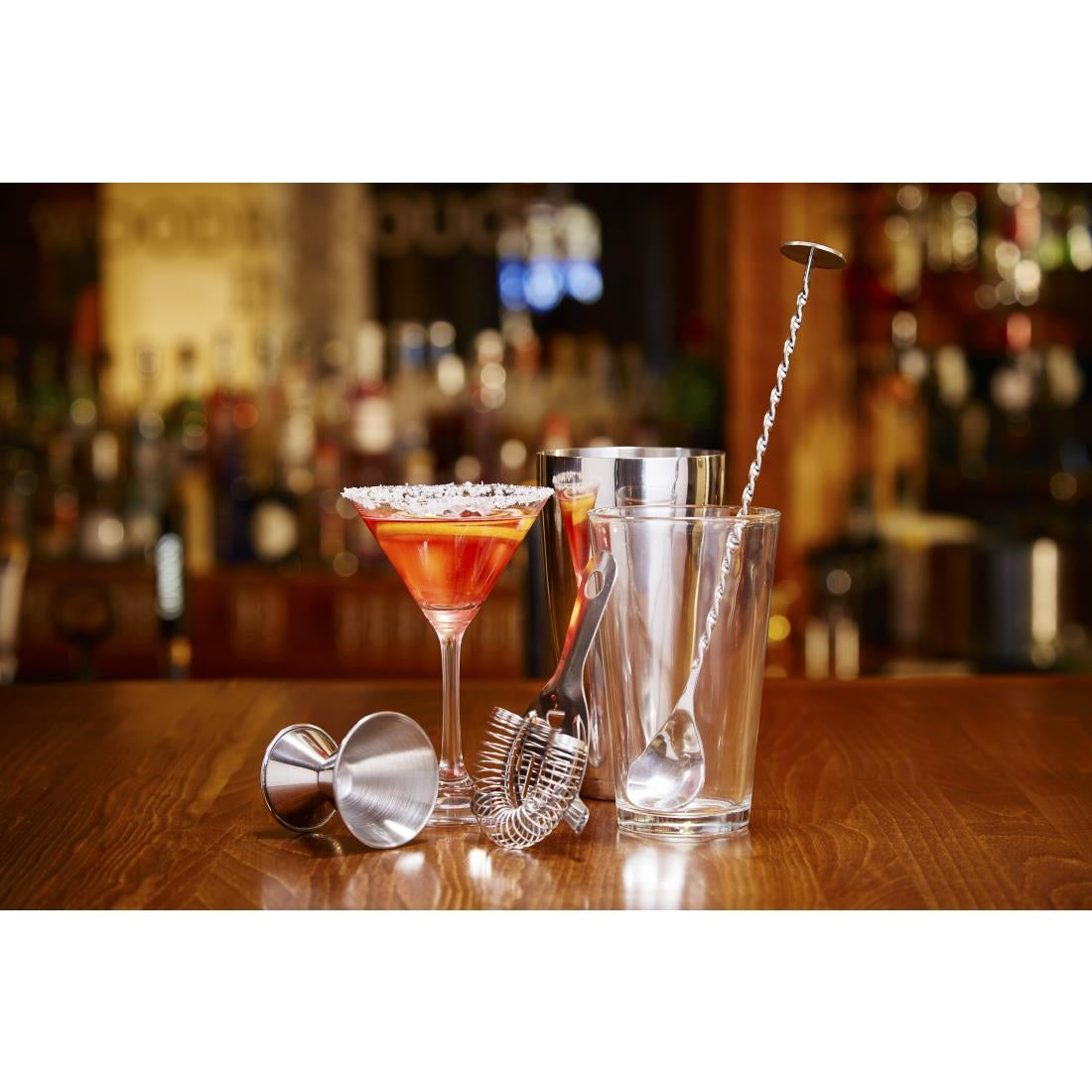 F975 Hawthorne cocktail strainer 2 tanden