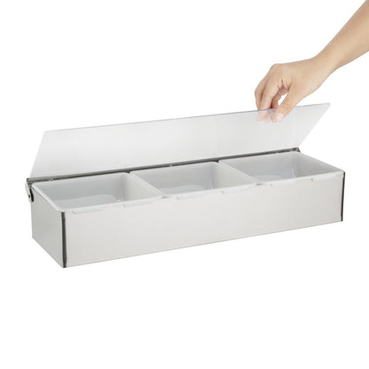 K490 Olympia ingrediëntenbak met 3 bakjes