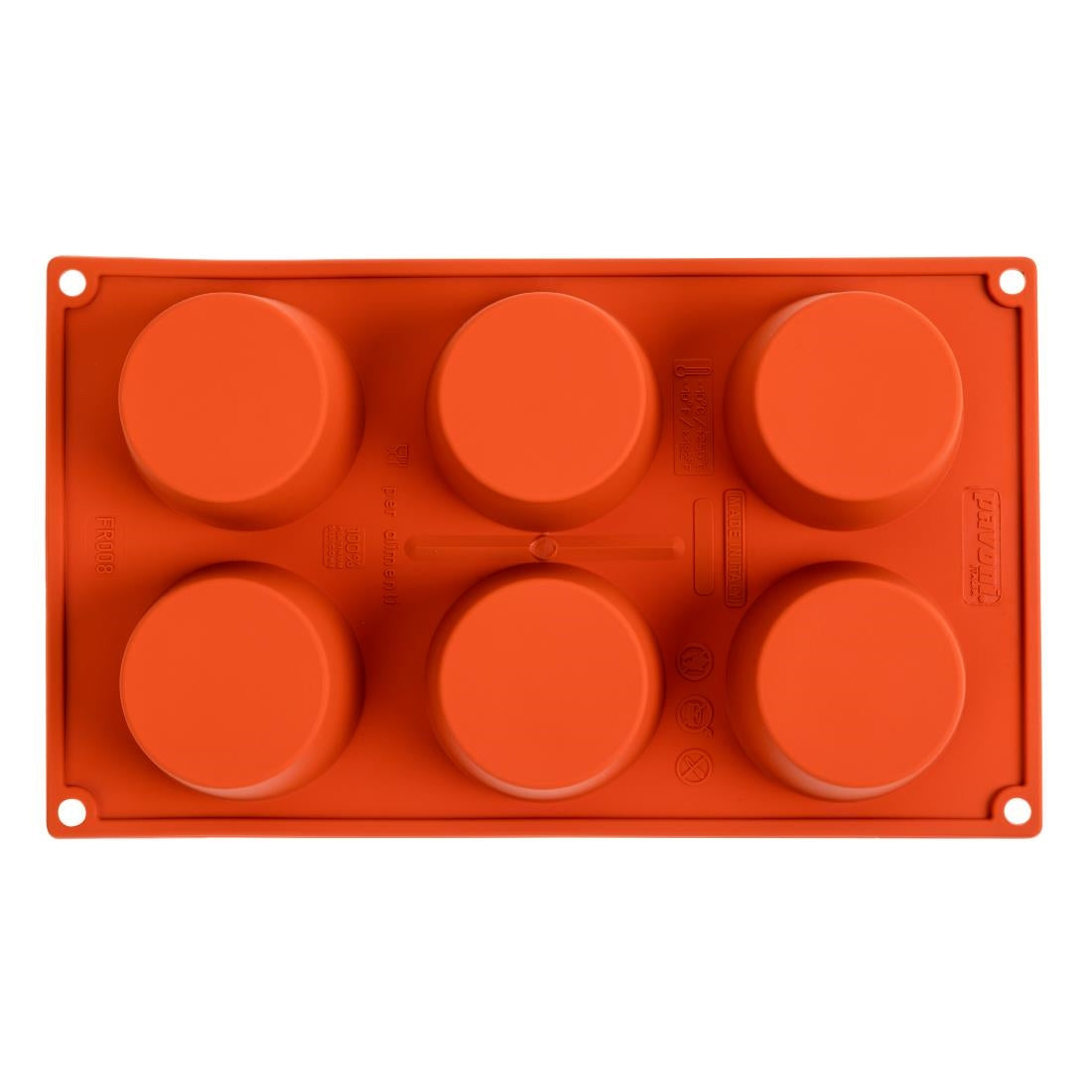 N933 Pavoni Formaflex siliconen bakvorm 6 muffins