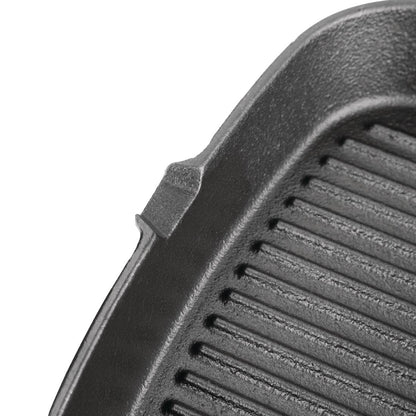 M653 Vogue vierkante gietijzeren inductie grillpan 24,1cm
