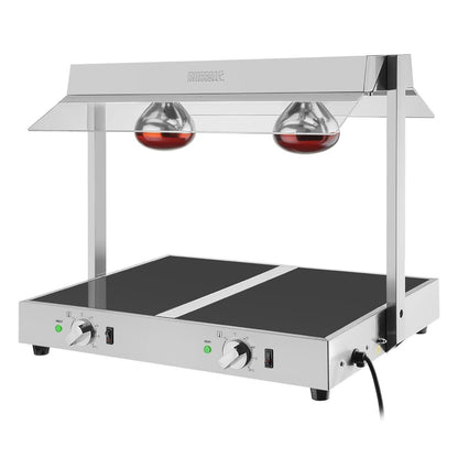 HT760 Buffalo Voedselverwarmer Met Portaal 2X GN 1/1