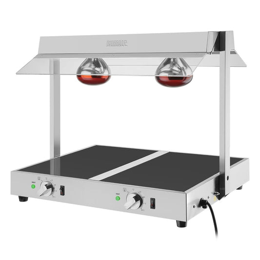 HT760 Buffalo Voedselverwarmer Met Portaal 2X GN 1/1