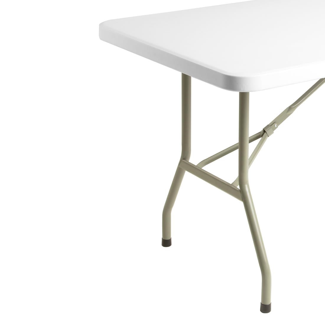 U579 Bolero rechthoekige klaptafel grijs 183cm