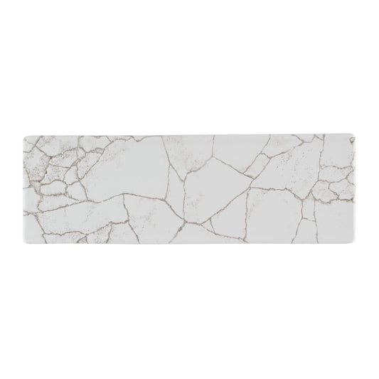 HR307 Churchill Studio Prints Kintsugi Agate Grey Ovaal Bord 33 x 11cm (6 stuks)