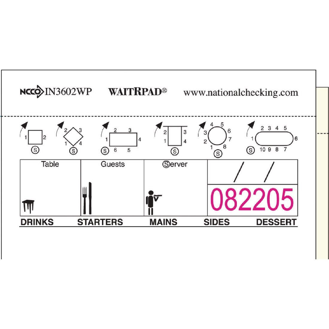 GD113 Serveerpad 50 tickets 1 kopie (10 stuks)