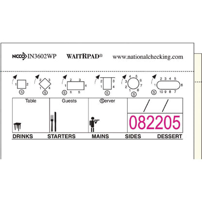 GD113 Serveerpad 50 tickets 1 kopie (10 stuks)