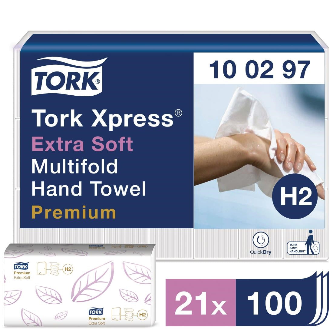 FA705 Tork Xpress multifold handdoeken 2-laags (2100 stuks)