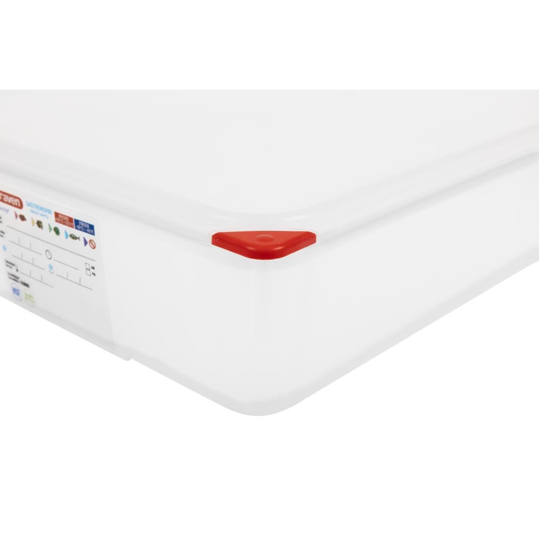 GL260 Araven GN 1/1 voedseldoos met deksel 13,7Ltr (4 stuks)