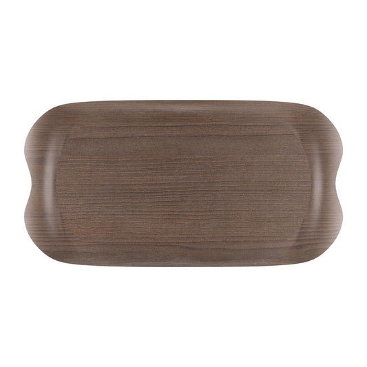 DS023 Roltex Wave dienblad palissander nerf 43x23cm