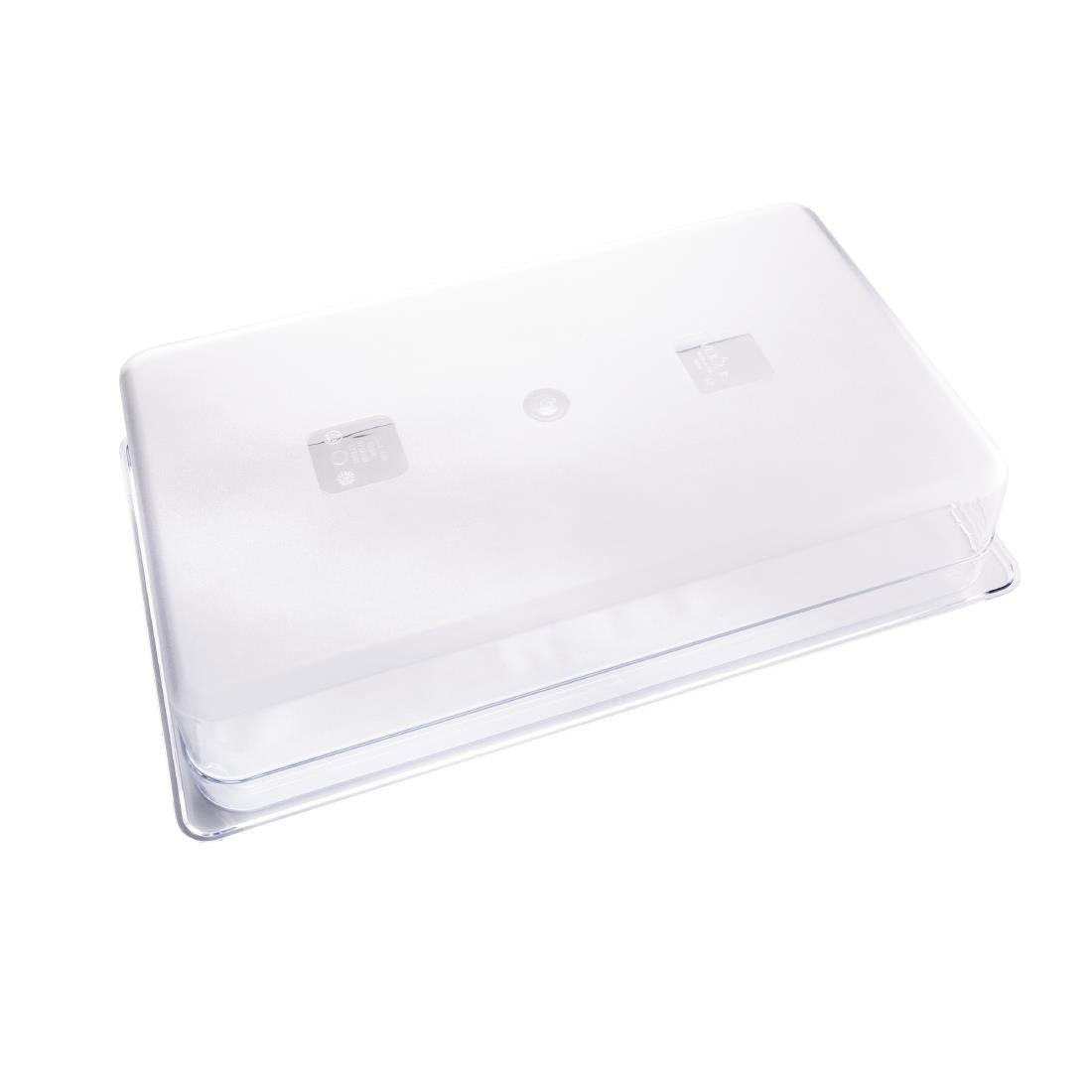 U225 Vogue polycarbonaat 1/1 gastronorm container 100mm transparant