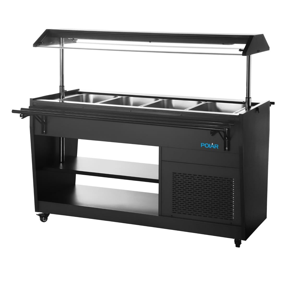 PG007 Polar G-Serie Gekoelde Buffetbar Zwart