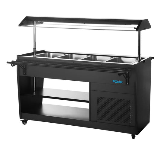 PG007 Polar G-Serie Gekoelde Buffetbar Zwart