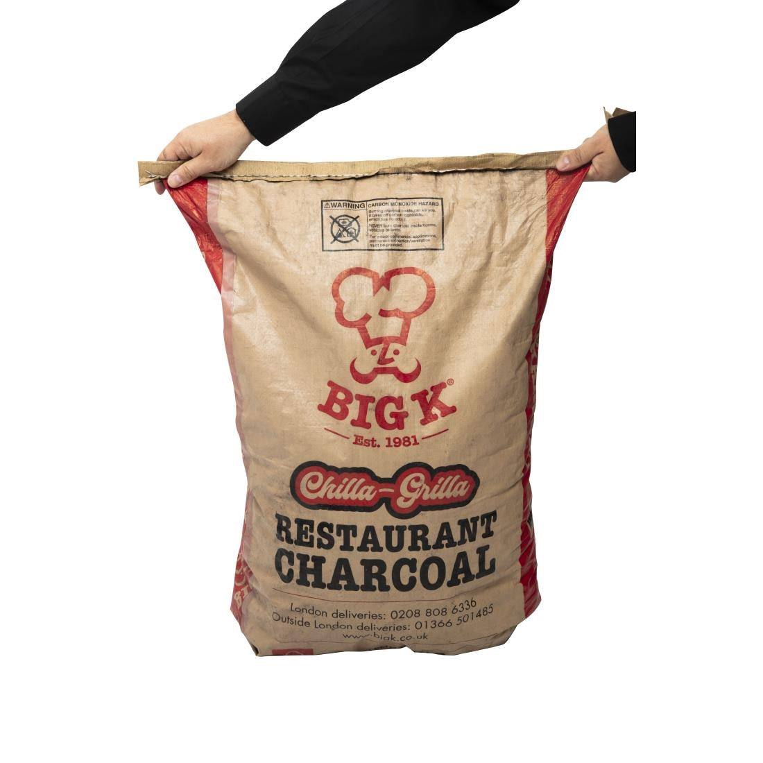 DC868 Big K Restaurant natuurlijke briketten 12kg