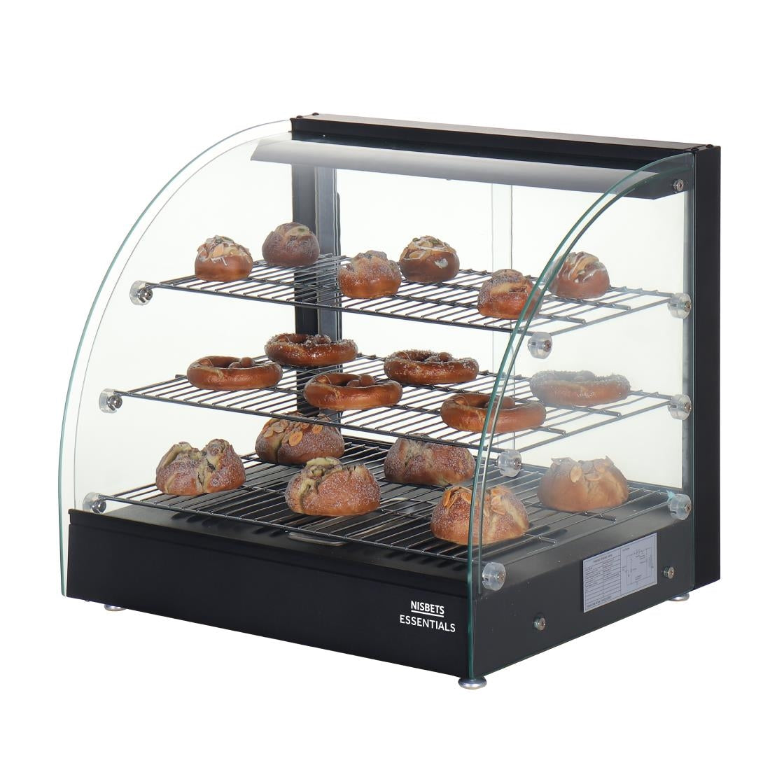 HW929 Nisbets Essentials Verwarmde Voedsel Display Merchandiser 82Ltr