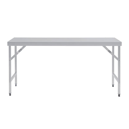 CB906 Vogue inklapbare RVS werktafel 180cm