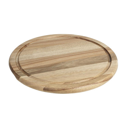 HX399 Olympia Rond Acacia Houten Bord Voor 280mm Koepel