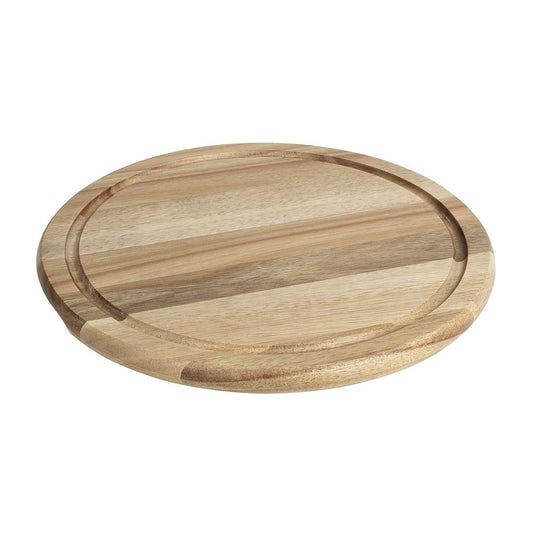 HX399 Olympia Rond Acacia Houten Bord Voor 280mm Koepel